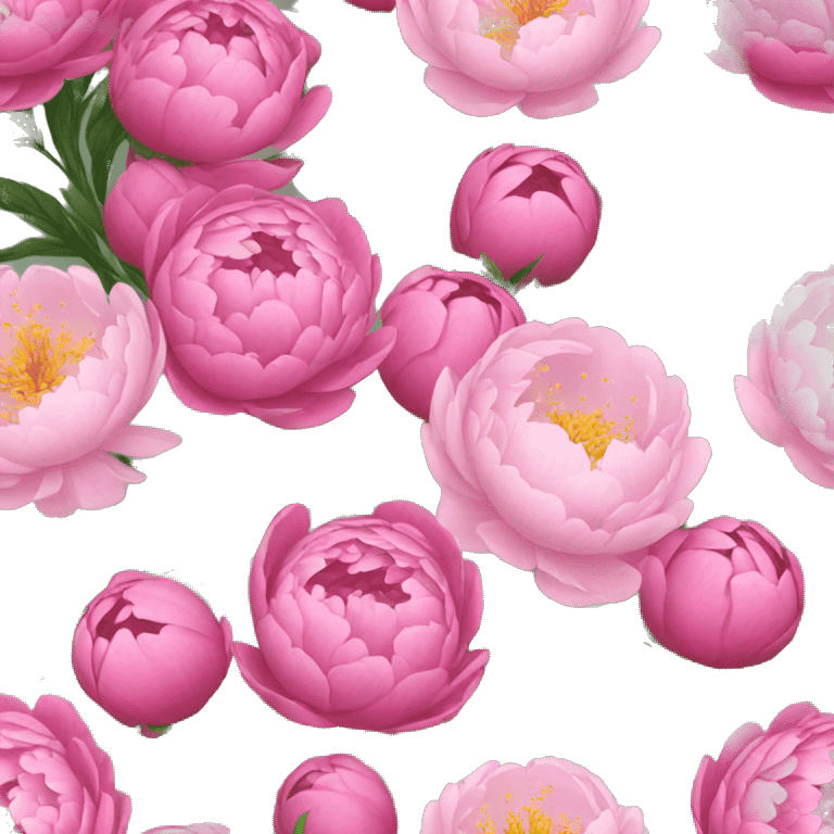 Peony bouquet  emoji