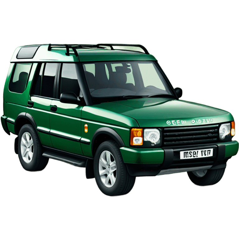 Land Rover Discovery td5 green emoji