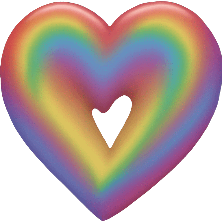 rainbow heart  emoji