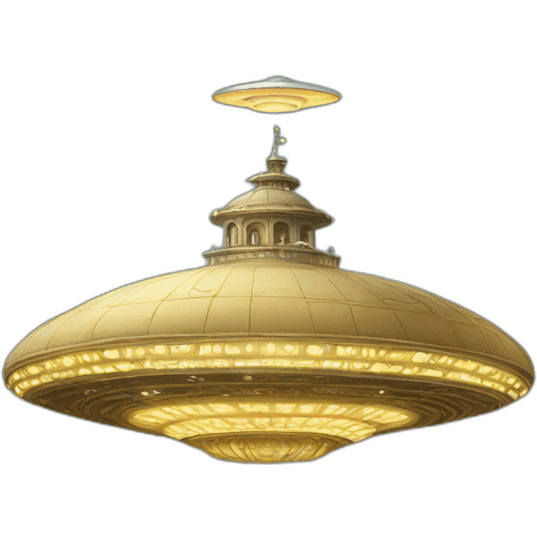 Baroque UFO emoji