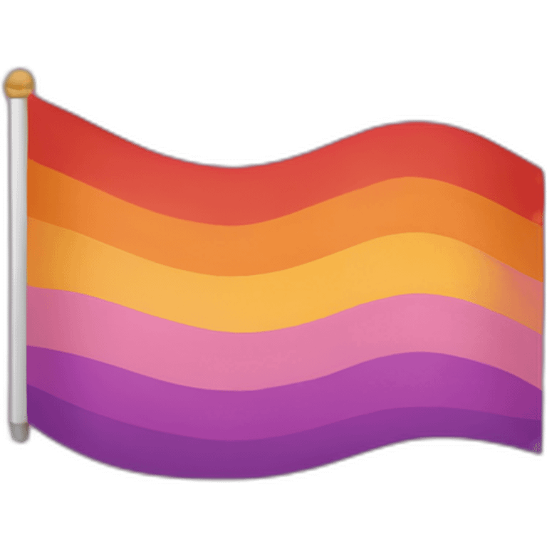 lesbian flag emoji