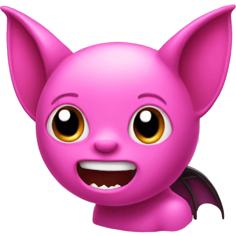 Pink bat emoji