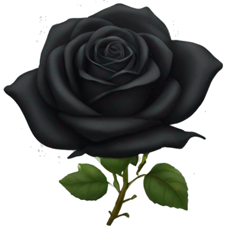 black rose emoji