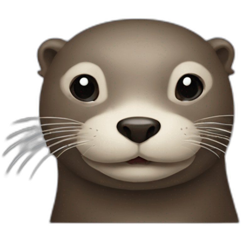 otter with information icon emoji