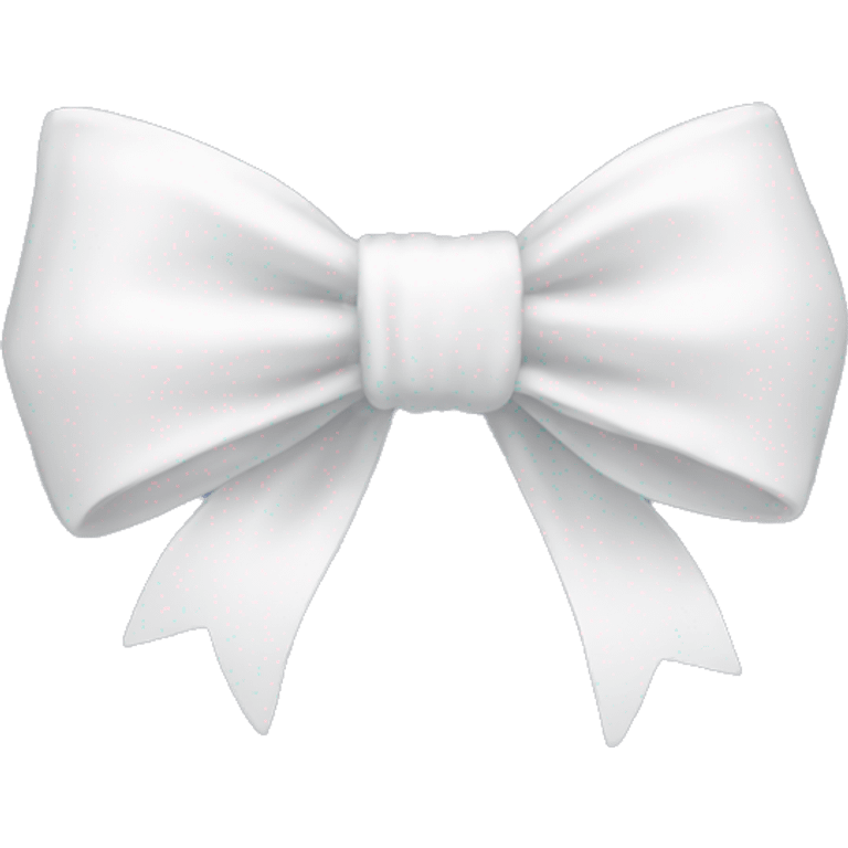 white bow emoji