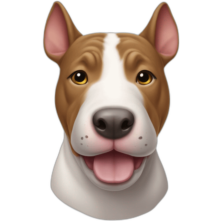 Hippopotame et un bull terrier emoji