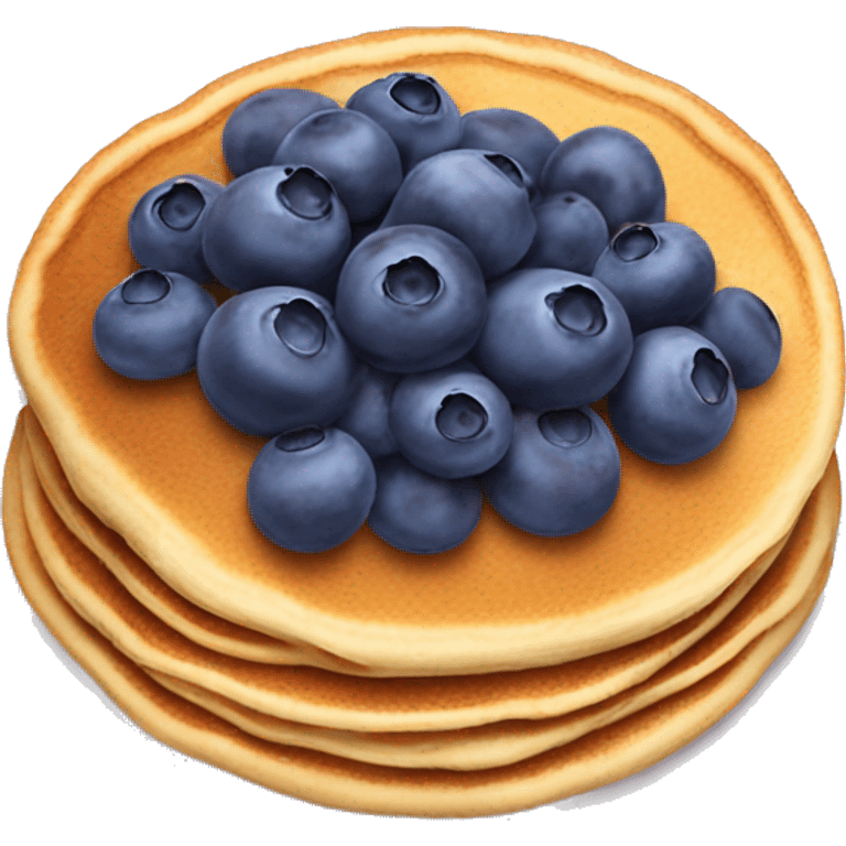 pancakes with blueberries  emoji