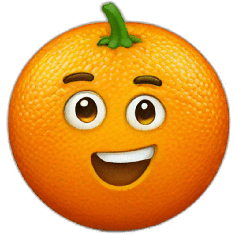 orange emoji