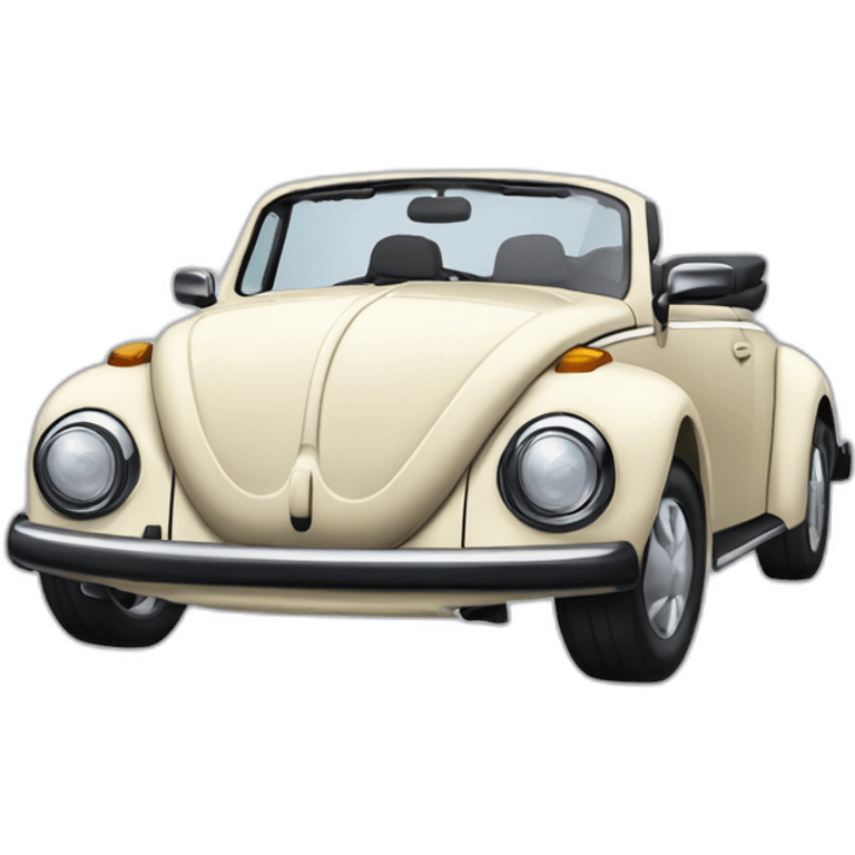 volkswagen new beattle convertible emoji