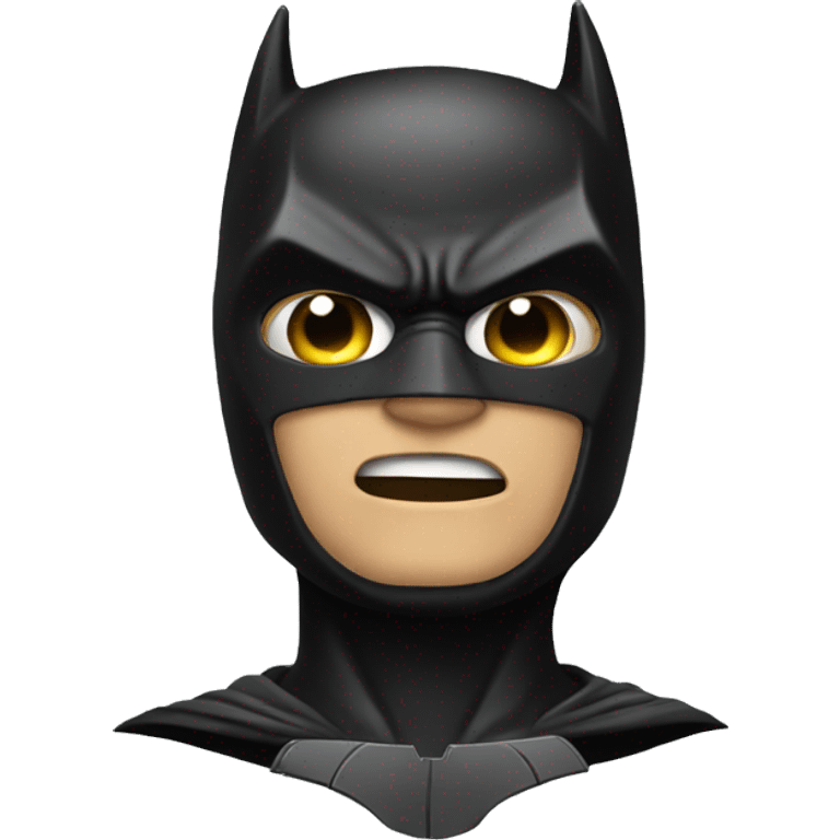 Batman with mask ob emoji