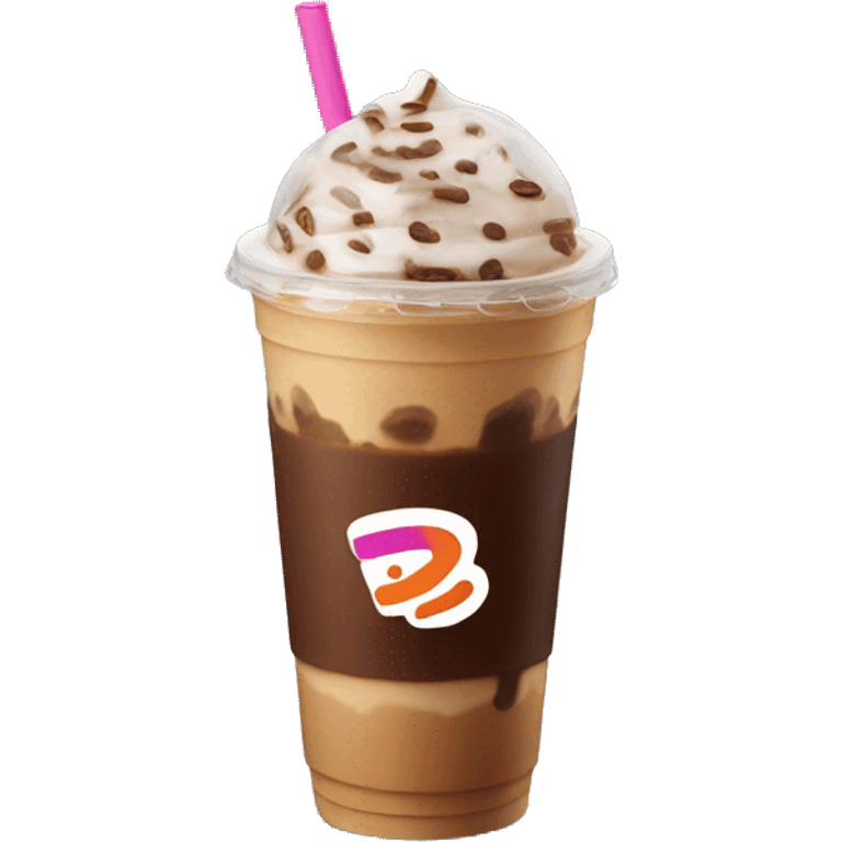 Dunkin iced coffee  emoji