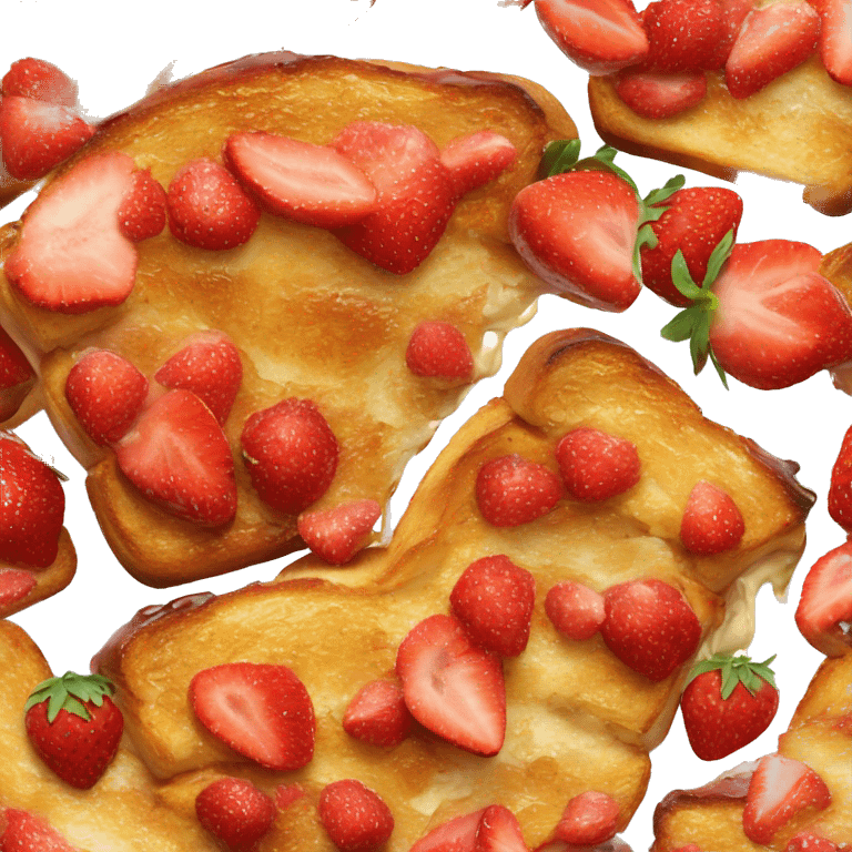 strawberry french toast emoji