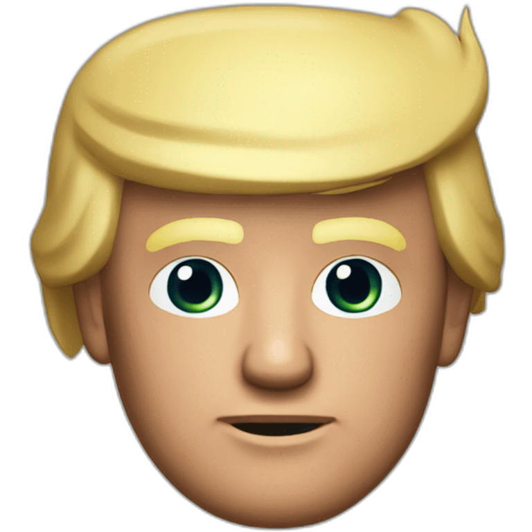 realistic Donald Trump Playstation5 emoji