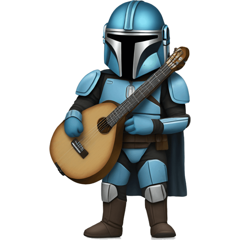 blue mandolorian  fat emoji