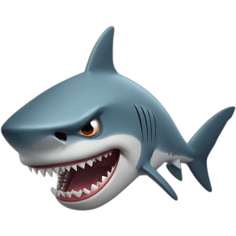 Shark angry emoji