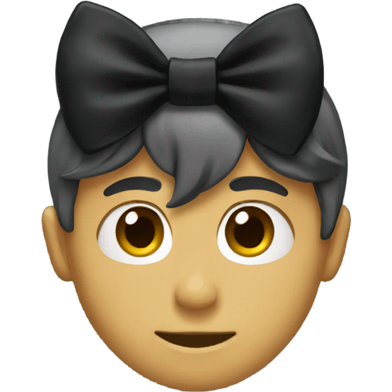 Black bow  emoji