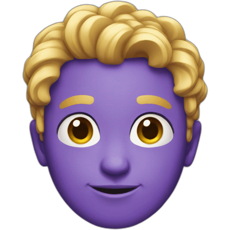 Purple emoji