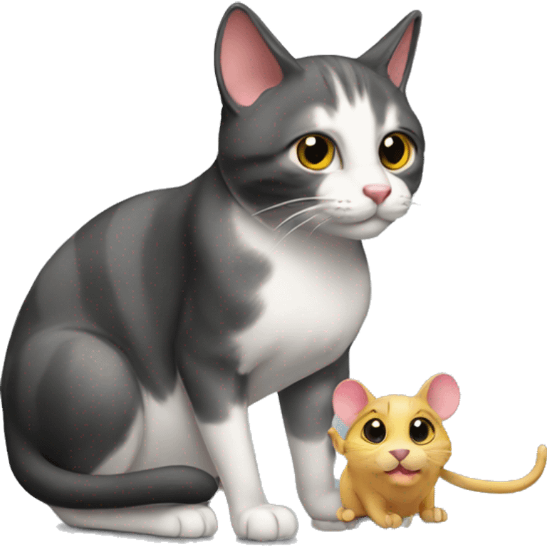 cat and mouse  emoji