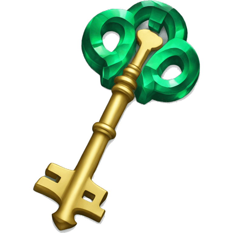 emerald key emoji