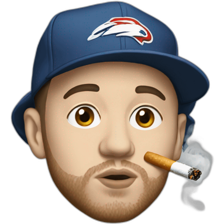 mac miller smoking emoji