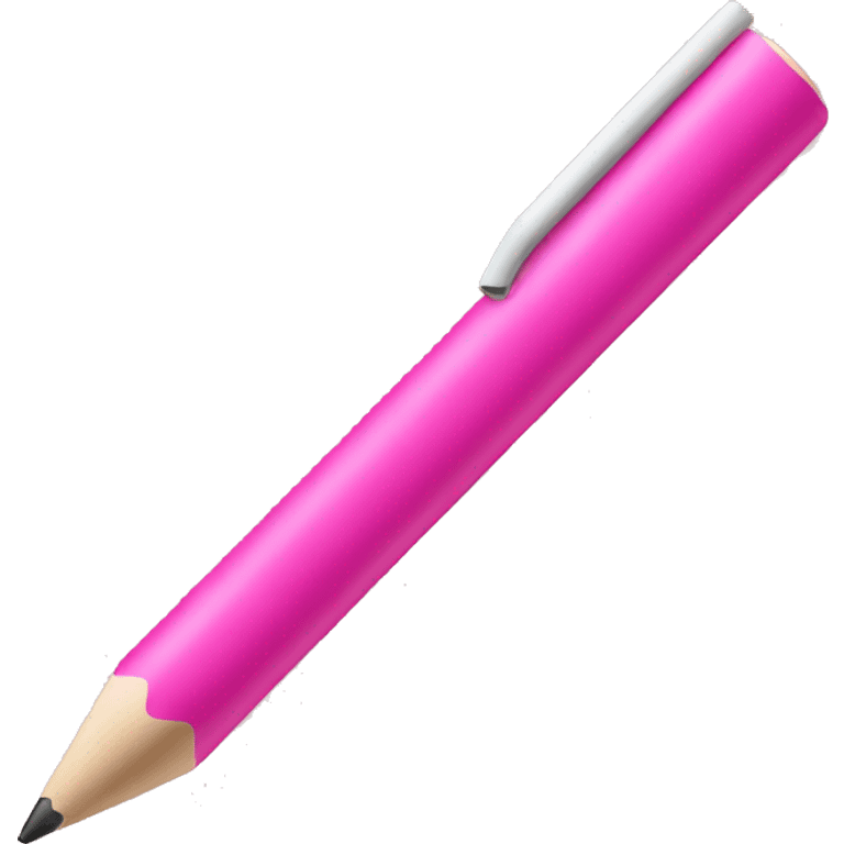 Pink Apple Pencil  emoji