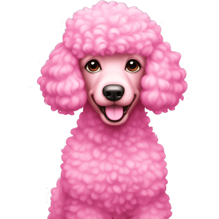 pink poodle emoji