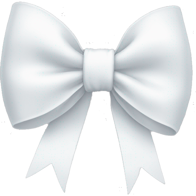 white bow emoji