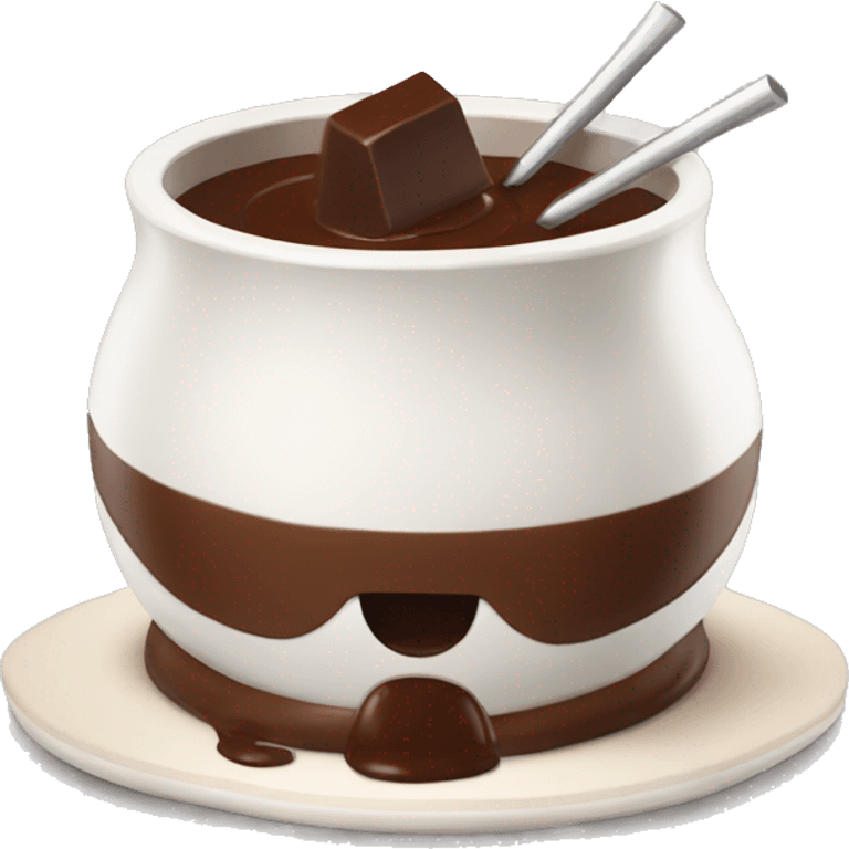 Chocolate fondue emoji