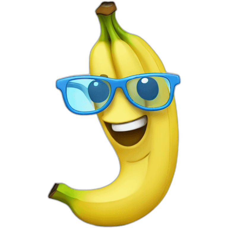 banana-cartoon-with-blue-glasses emoji