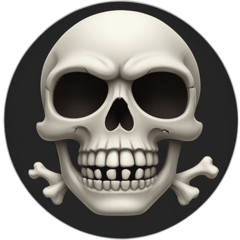 cool badass skull emoji