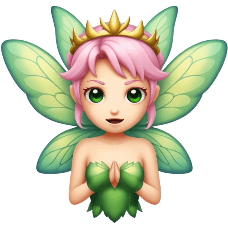 Mean fairy emoji