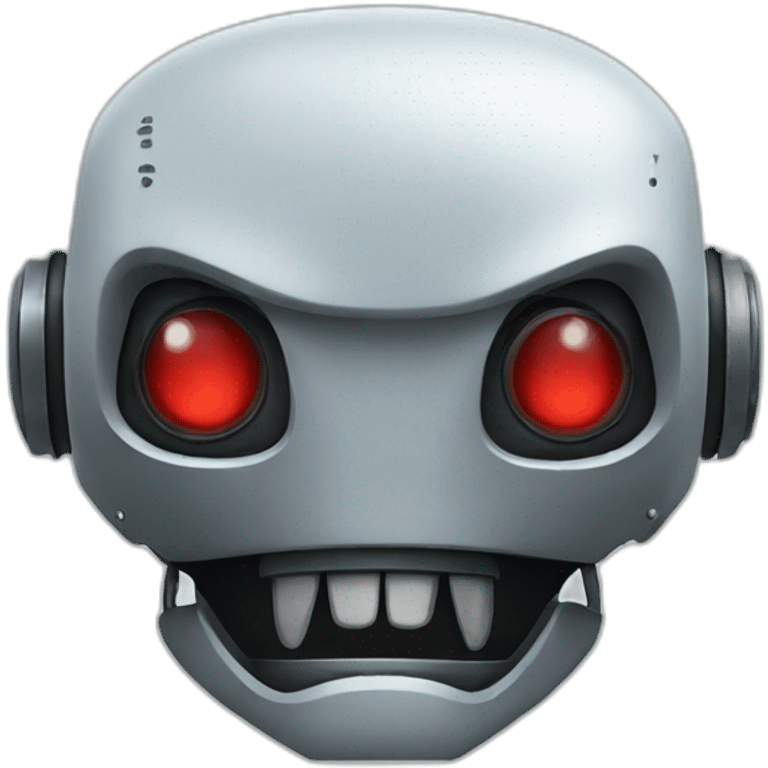 an evil robot emoji