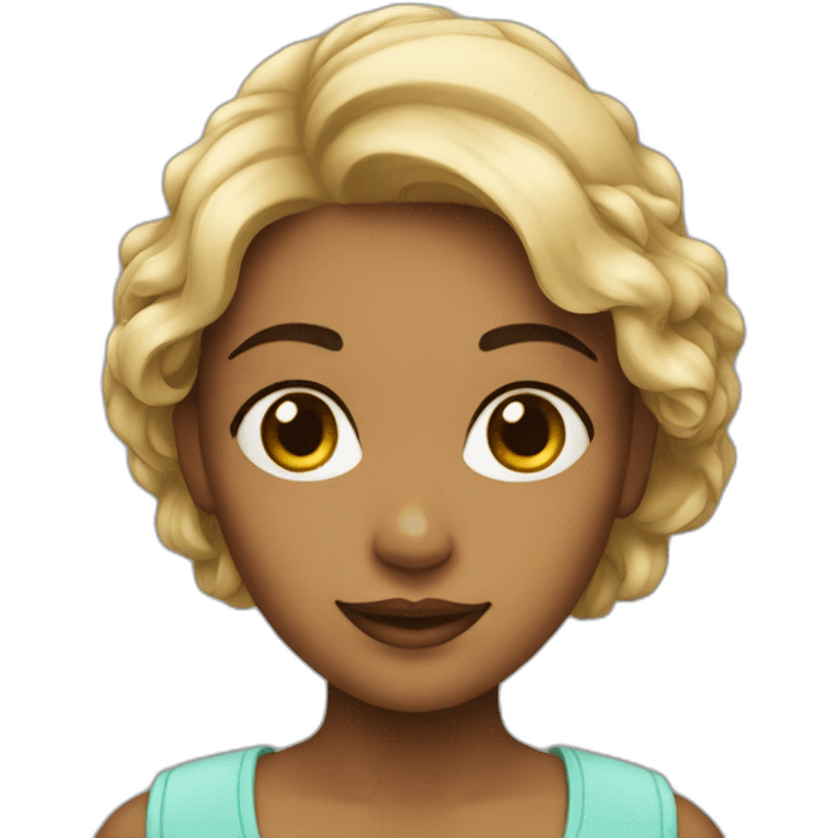 a cute feminine women emoji