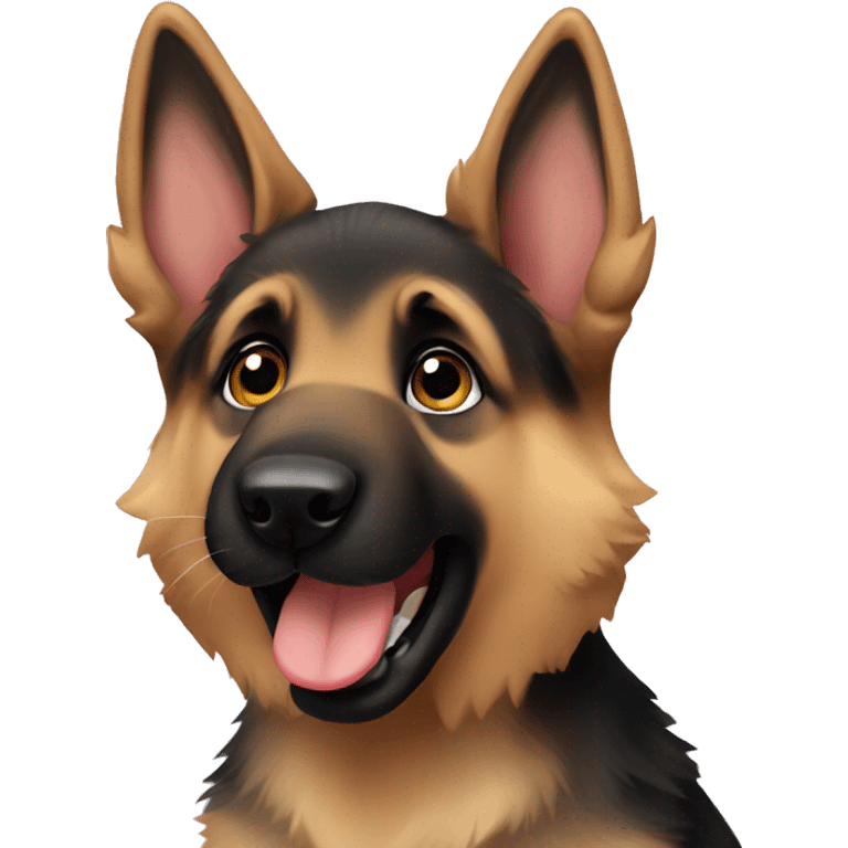 German shepherd puppy emoji