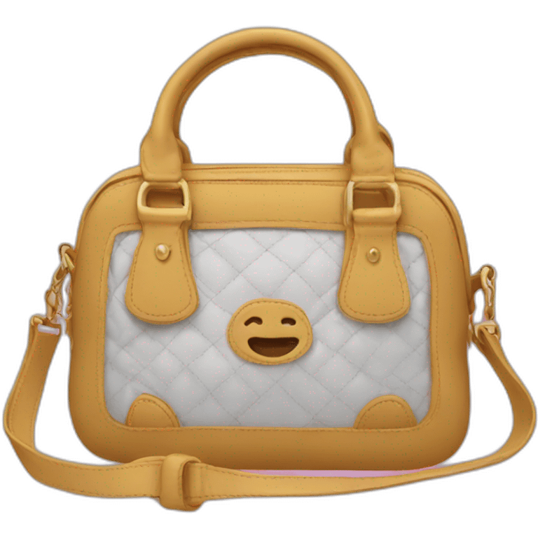 Channel handbag emoji