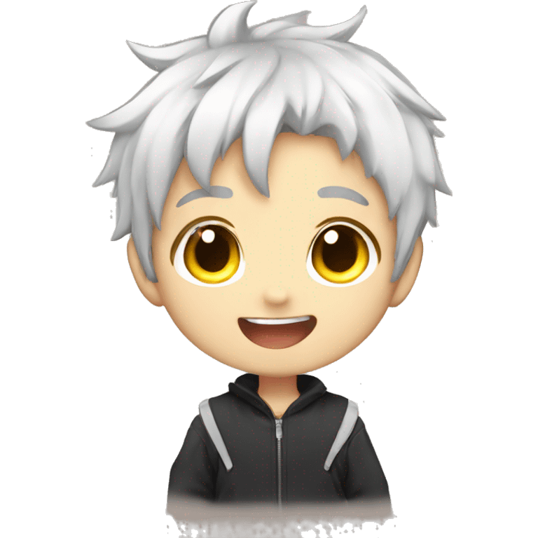 Anime chibi boy Happy emoji