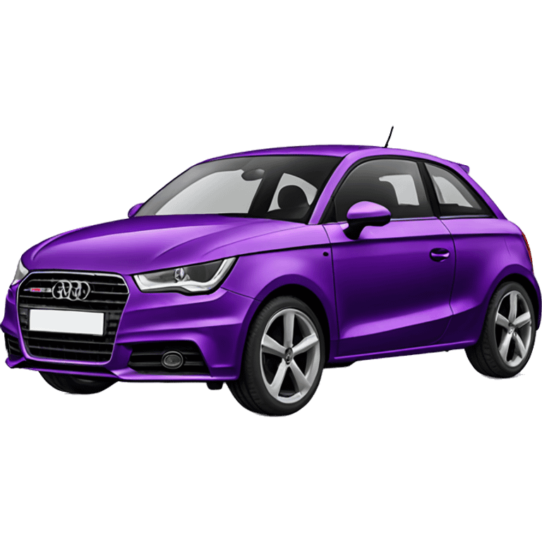 Purple Audi a1 emoji