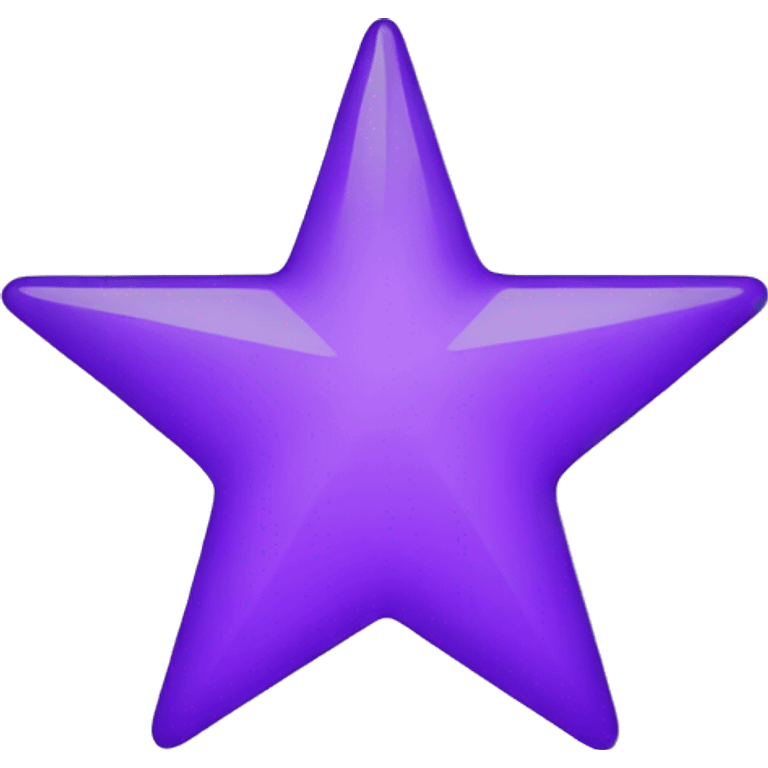 Transparency star, purple colour  emoji