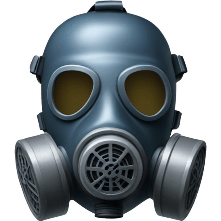 blushing gas mask emoji