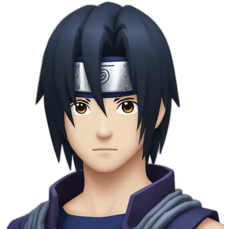 portait of sasuke uchiha emoji