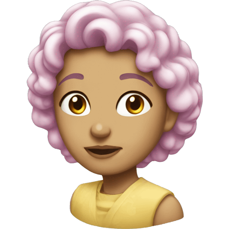 Rosa Wolke emoji