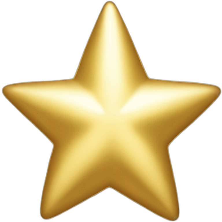 shining gold star christmas emoji