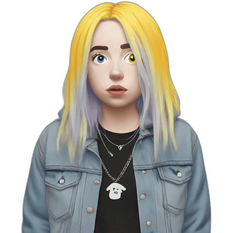 Blosh Billie Eilish logo emoji