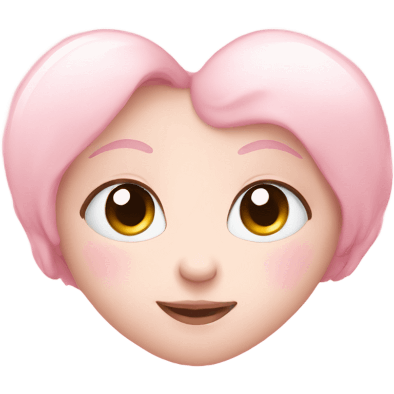 Baby pink heart  emoji