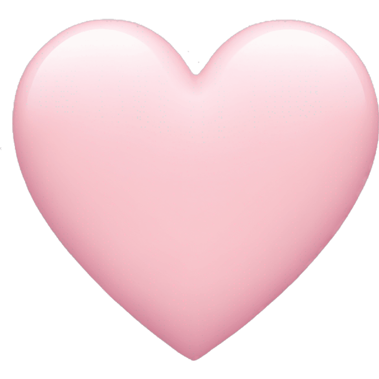 Pastel pink heart emoji