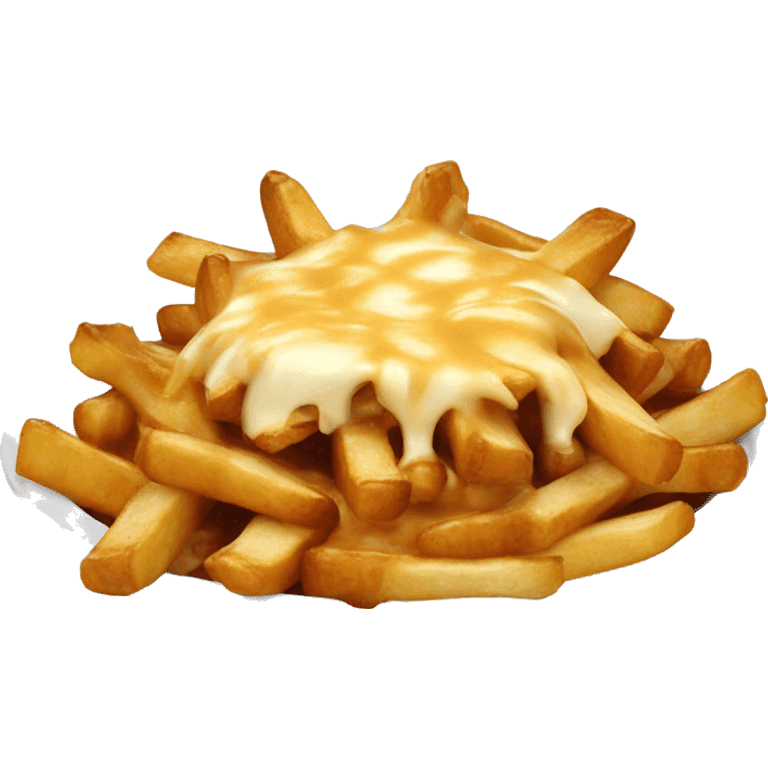 Poutine qui mange une poutine  emoji