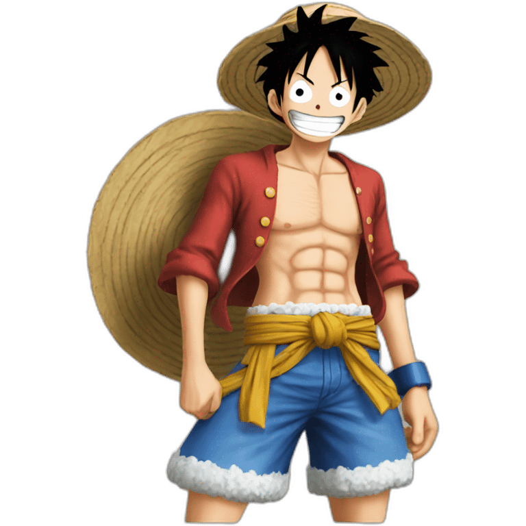 Luffy one piece emoji