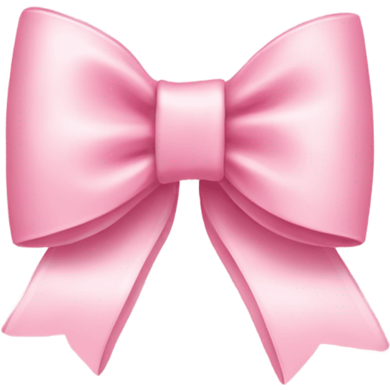 light pink bow on light pink bow emoji