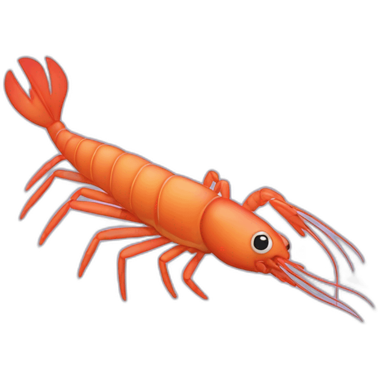 cute prawn emoji