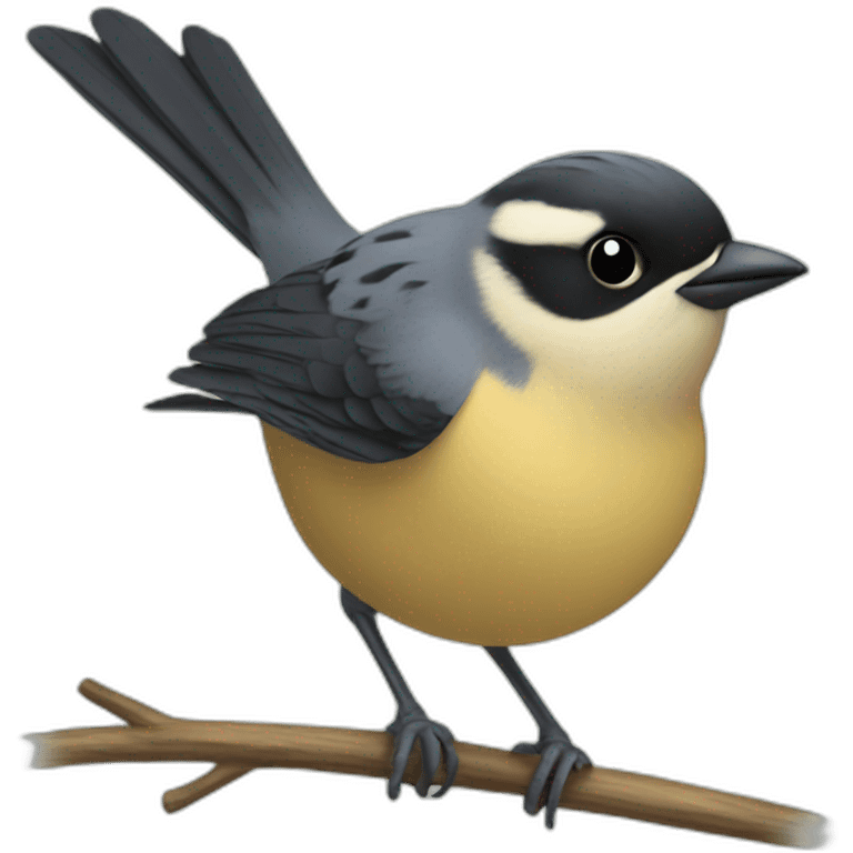 Tit bird emoji